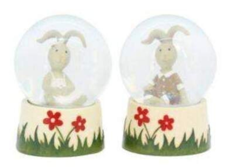 Choice Girl or Boy Bunny Rabbit Dome by Gisela Graham